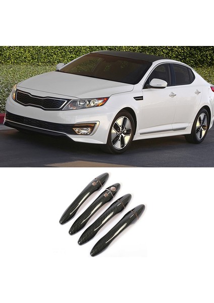 Kia Optima K5 Için 2011-2015 Aksesuarlar Dış Kapı Kolu Kapak Trim Abs Karbon Fiber Akıllı Kilit Delikleri (Yurt Dışından) fiyatları