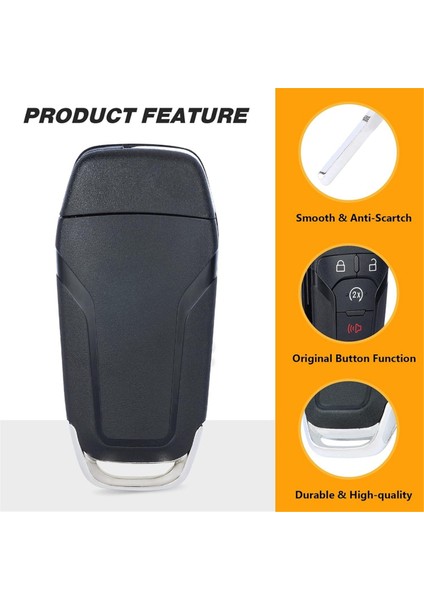 Araba Flip Uzaktan Anahtar 4 Akıllı Anahtar 902MHZ N5F-A08TDA 49 Ford F150 F250 F350 F450 F550 Raptor Ranger Fustıon (Yurt Dışından) indirimleri