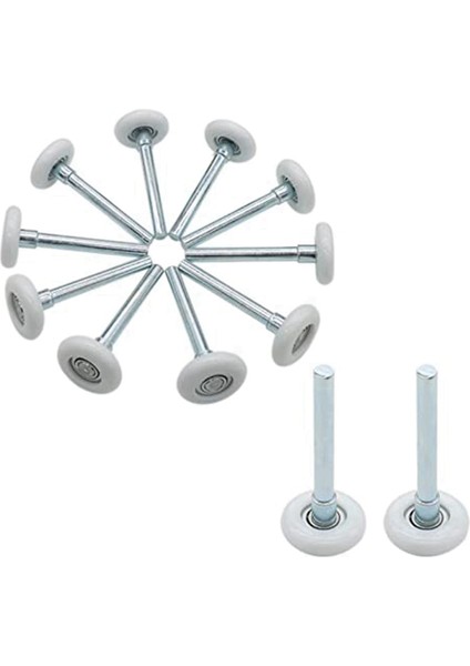 12 Adet 1.8 Inç Naylon Garaj Kapısı Makarası 4 Inç Sap (Yurt Dışından)