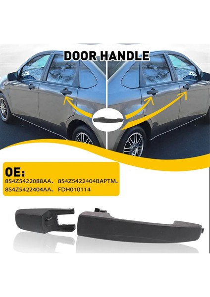 Ford Focus Için Araba Lh + Rh Yan Dış Kapı Kolu 2008-2011 8S4Z-5422404-AA (Yurt Dışından)