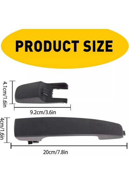 Ford Focus Için Araba Lh + Rh Yan Dış Kapı Kolu 2008-2011 8S4Z-5422404-AA (Yurt Dışından) fırsatları