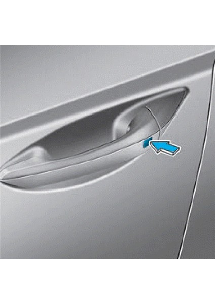 1paır Endüktif Dış Koyu Düğmesi Anahtarı 82651-G2720 82661G2720 Hyundai Ioniq Için 2016-2020 Kapı Çekme Küçük Anahtar (Yurt Dışından) indirimleri