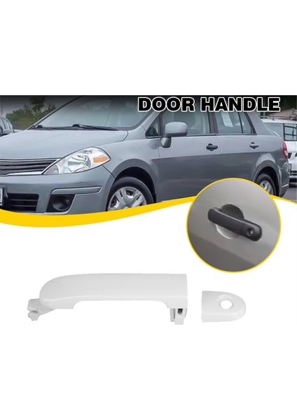 82641-EL12A Ön Sürücü Yan Dış Kapı Kolu W/nissan Versa Için Anahtar Deliği 2007-2012 Dış Kapı Çekme 82641EL12A A A (Yurt Dışından) modelleri