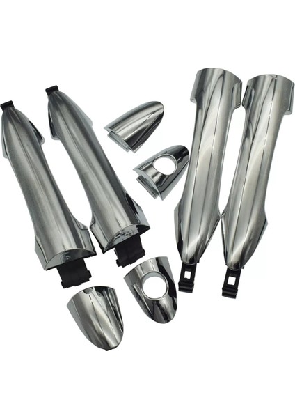 4pcs Ön Arka Dış Sol ve Sağ Krom Kapı Kolu Kia Picanto 2011-16 836511Y000 836611Y000 (Yurt Dışından) modelleri