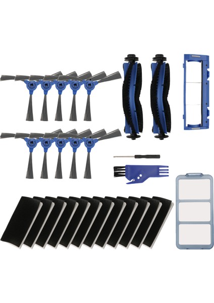 28 Pack Yedek Parçalar Eufy Robovac 11S 12 30C 15T 15C 35C Robotik Vakum Süpürge 12 Filtre (Yurt Dışından) fiyatları