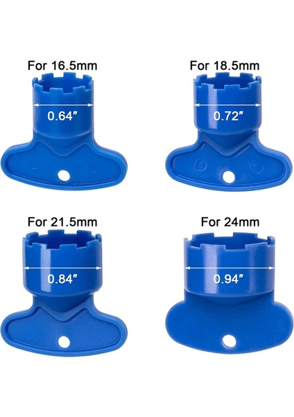 12 Adet Musluk Havalandırıcısı ve Sökme Anahtarı M16.5 18.5 21.5 24 mm (Yurt Dışından)