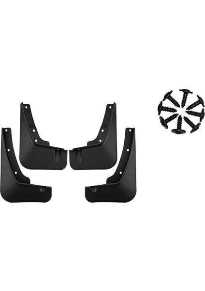 Araba Çamur Flaps Splash Guard Mudguard Çamurlu Çamurluk Kia Carnival Için Dış Kapak 2021-2024 (Yurt Dışından)
