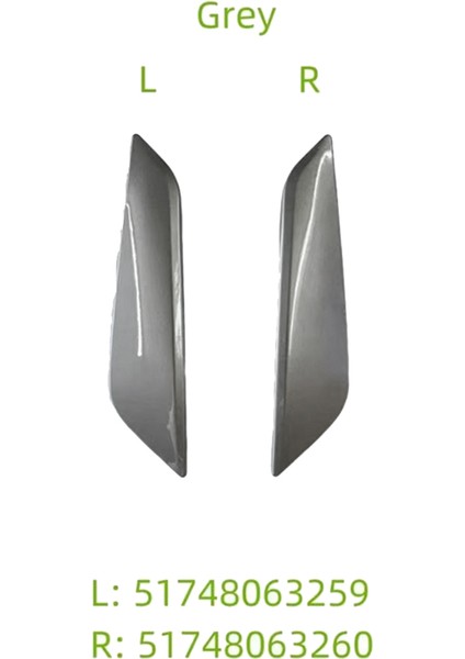 Araba Ön Çamurluk Trim Hava Havalandırma Outlet Kapak 51748063259 51748063260 Bmw G30 G31 G38 5 Serisi 2017-2023 (Yurt Dışından) modelleri