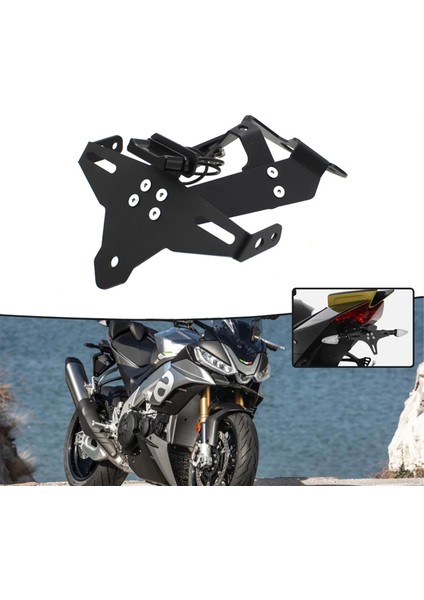 Motosiklet Plaka Tutucu LED Işık Kuyruğu Düzenli Çamurluk Eliminator Aprilia Tuonov4 Tuono V4 1100 2021-2024 (Yurt Dışından) fiyatları