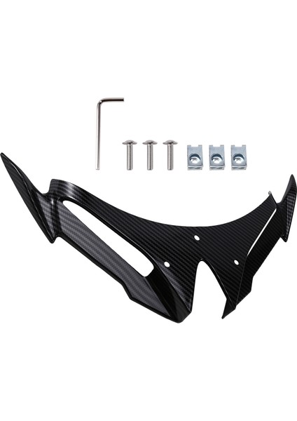 Motosiklet Ön Çamurluk Dekorasyon Kawasaki NINJA500 Ninja Için Burun Gagası 500 2024-2025 Burtrofi Hava Deflektörü, C (Yurt Dışından) modelleri
