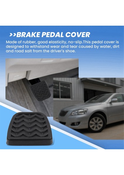 10PCS Debriyaj Fren Pedalı Ped Toyota Için Kauçuk Camry Hilux Vigo Kun 31321-52010,3132152010 (Yurt Dışından) modelleri