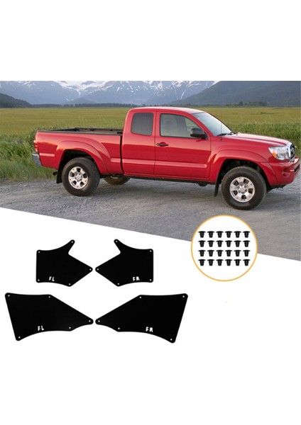 Toyota Tacoma Için Araba Sıçrama Muhafızları 2005 Ön Fender Liner Çamurlu Kanatlar Çamurluk Aksesuarları (Yurt Dışından) modelleri