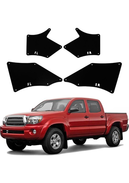Toyota Tacoma Için Araba Sıçrama Muhafızları 2005 Ön Fender Liner Çamurlu Kanatlar Çamurluk Aksesuarları (Yurt Dışından) indirimleri