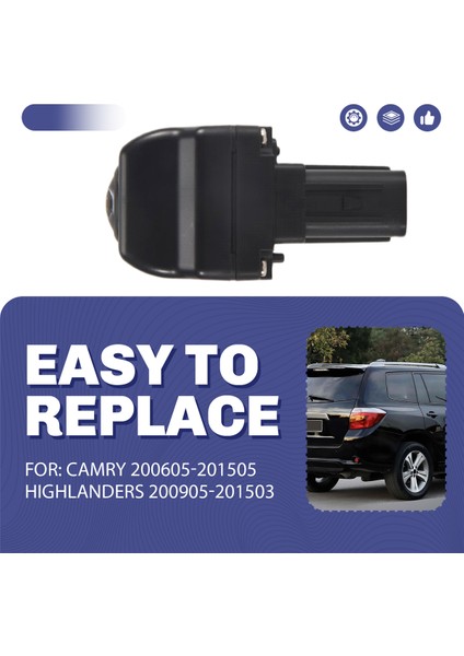 86790-06011 86790-0E010 Araba Arka Görünüm Kamerası Toyota Camry Highlander 2006-2015 Park Yardım Kamerası (Yurt Dışından) fırsatları