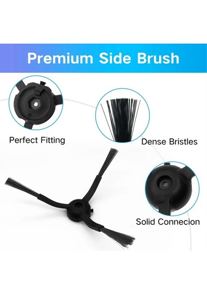 25PCS Yedek Yedek Parçalar Airrobo T20 Robot Vakum Süpürge Ana Yan Fırça Hepa Filtre Mop Bez Aksesuarları (Yurt Dışından) fırsatları