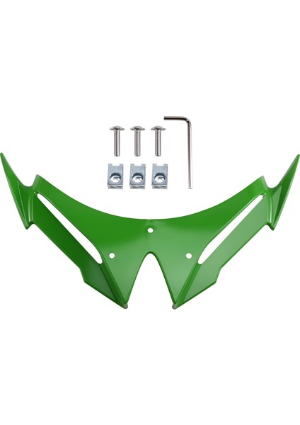 Motosiklet Ön Çamurluk Dekorasyon Burun Gagası Kawasaki NINJA500 Ninja 500 2024-2025 Bırakma Kuvveti Hava Deflektörü, Bir (Yurt Dışından)