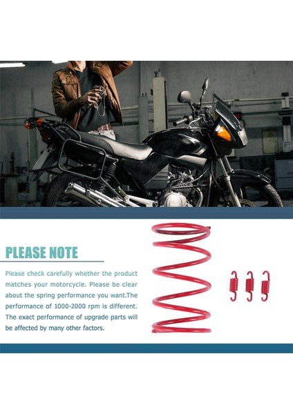 Gy6 50CC-100CC Motor Scooter Moped Atv Için 3 Kavrama Yaylı Yüksek Performanslı 2000 Rpm Yarış Torku (Yurt Dışından) fırsatları