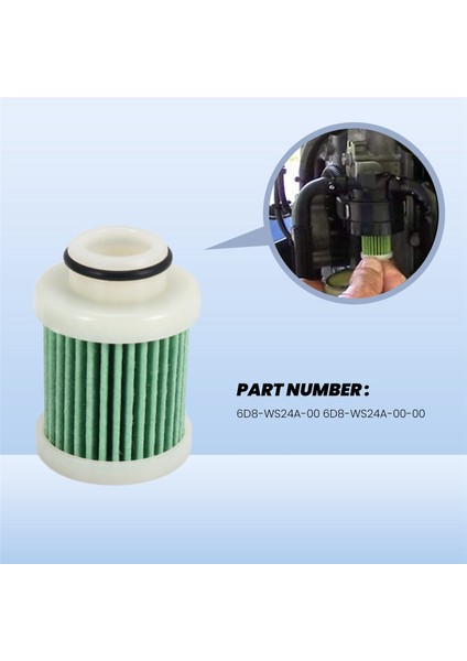 20PCS 6D8-WS24A-00 Yamaha 40-115HP F40A F50 T50 F60 T60 Motor Deniz Outboard Aksesuarları (Yurt Dışından) modelleri