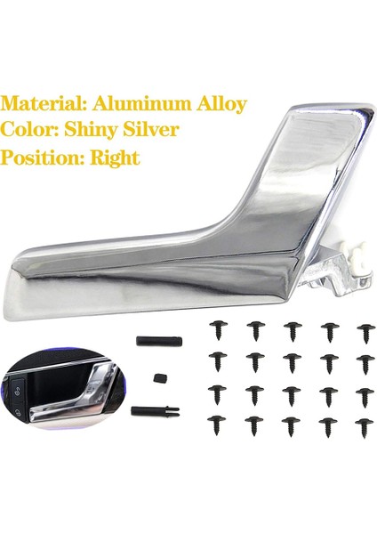 Iç Kapı Kolu Onarım Kiti Mercedes-Benz Için Sağ X204 Glk Sınıfı W204 C Sınıfı Plastik Parlak Gümüş 2047202663 (Yurt Dışından) fiyatları