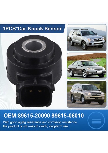 Araba Knock Sensor 89615-20090 Lexus ES350 Için 89615-06010 IS350 RX330 Toyota 4runner Avalon Camry Motor Aksesuarları (Yurt Dışından) fırsatları