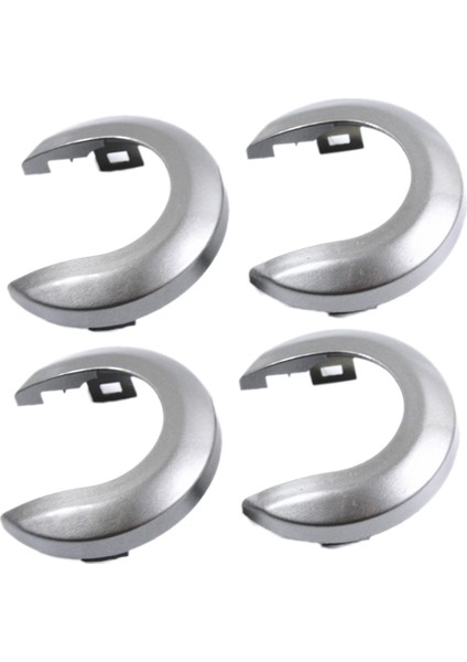 4pcs Araba Iç Kapı Kolu Kapak Kolu Nissan Tiida Için Rozet 2005-2010 1.6 Livina NV200 Geniss Gümüş Gri (Yurt Dışından)