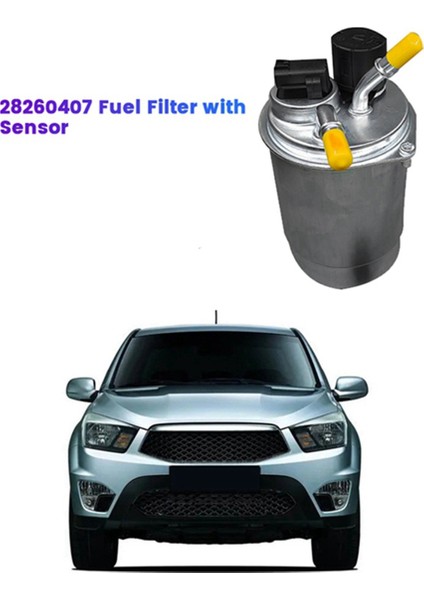 28260407 2.0 Ssangyong Için Dizel Yakıt Filtresi Actyon Sports Korando Rexton Rodius Kyron 2010-2014 Sıralı Filtre M4681 (Yurt Dışından) modelleri
