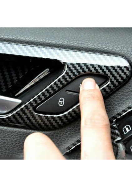 4pcs Araba Iç Kapı Kolu Golf Için Kase Döşeme Mk6 2010-2013 Karbon Fiber (Yurt Dışından) modelleri