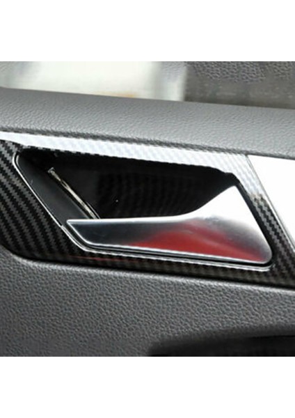 4pcs Araba Iç Kapı Kolu Golf Için Kase Döşeme Mk6 2010-2013 Karbon Fiber (Yurt Dışından) fırsatları