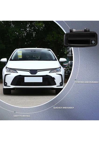 Toyota Corolla Için Dış Dış Kapı Kolu 4 Adet (Ön Solda Sağda) 1988-1992 69210-12110 69220-12110 (Yurt Dışından) indirimleri