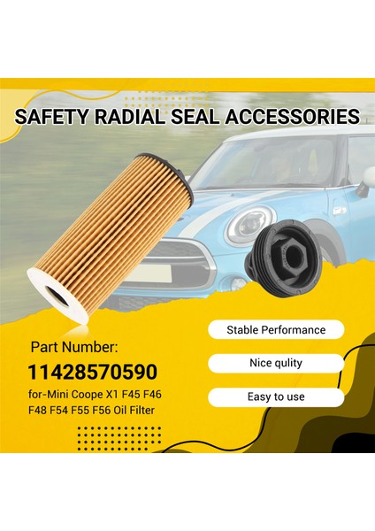 11428570590 For-Bmw Mini Coope X1 F45 F46 F48 F55 F56 Yağ Filtresi (Yurt Dışından) fırsatları