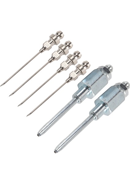 6pcs Grease Needle Meme Kiti, Çelik Greez Nozul Iğne Dispenser Gres Enjektör Iğnesi Gres Adaptör Takma Aracı (Yurt Dışından) modelleri