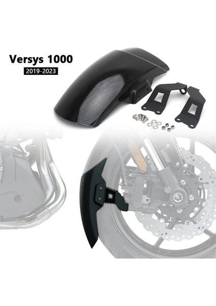 Kawasaki VERSYS1000 Versys 1000 VERSYS1000 Versys 1000 2019-2023 (Siyah) Için Motosiklet Ön Çamurluk Çamurluk Kapağı (Yurt Dışından) modelleri