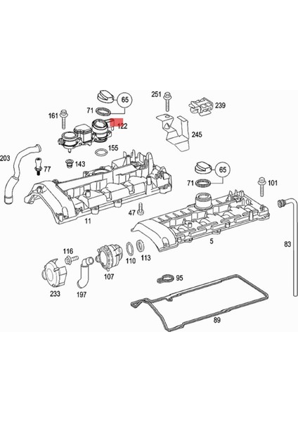 A6460101462 Yağ Ayırıcısı Krank Kordalı Mercedes Benz W203 C200 C220 E200 E320 CL203 S203 Yağ Toplama Tavası (Yurt Dışından) fırsatları