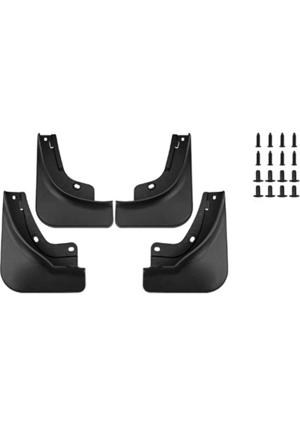 Araba Çamur Fleps Splash Guard Mudguard Çamurlu Çamurluk Tesla Model Y 2021-2024 Küçük Versiyon (Yurt Dışından)
