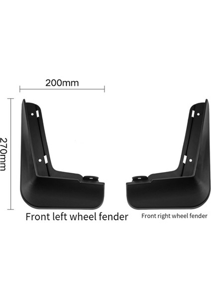 Lider Ideal L7 2024 Çamurluk Çamur Çamur Flap Guard Sıçrama Çamurluklar Araç Aksesuarları (Yurt Dışından) fırsatları