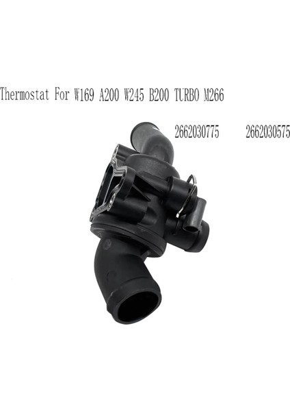 2662030775 Motor Soğutucu Termostat Termostat Mahkeme Benz W169 A200 W245 B200 Turbo M266 2662030575 (Yurt Dışından) fırsatları