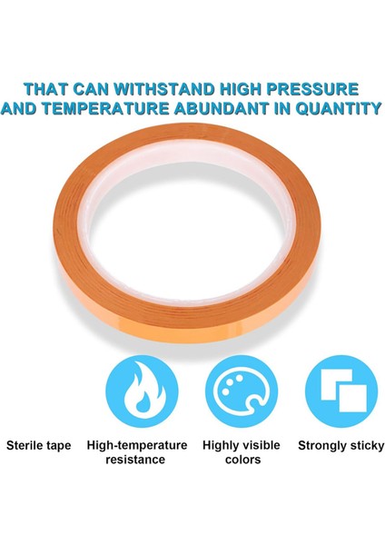 10 Rulo Otoklav Bandı 024 Inç x 2165 Inç 10 Renk (Yurt Dışından) fırsatları