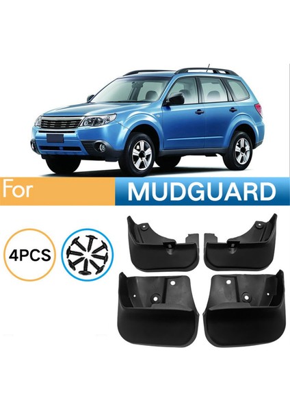 4pcs Araba Çamurlu Çamur Flafs Sıçrama Çamur Guard Fender Subaru Forester Için 2008-2012 Araba Aksesuarları (Yurt Dışından) fırsatları