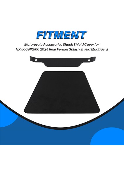 Motosiklet Aksesuarları Şok Kalkanı Honda Nx 500 NX500 2024 Arka Çamurluk Sıçrama Kalkanı Mudguard (Yurt Dışından) indirimleri