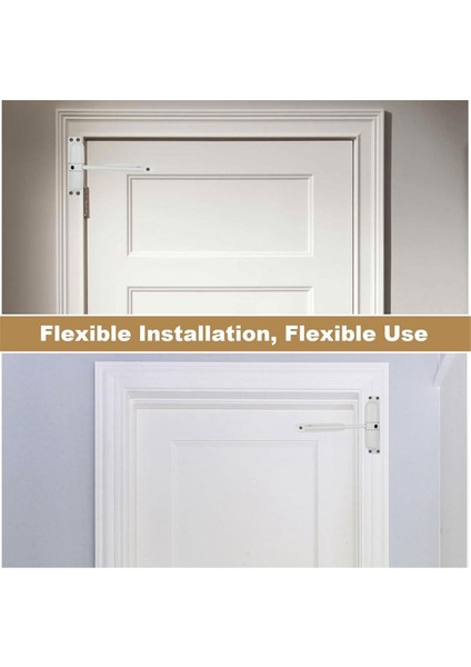 2 Adet Otomatik Yaylı Kapı Kapatıcı Ayarlanabilir Kapalı Kapı Menteşesi (Yurt Dışından) modelleri