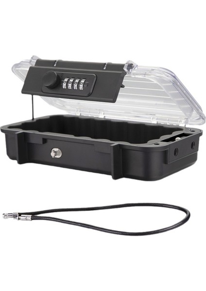 Kilit Kutusu Telefon Kilit Kutusu Güvenlik Kutusu Şifre Plaj Kutusu Şeffaf (Yurt Dışından)