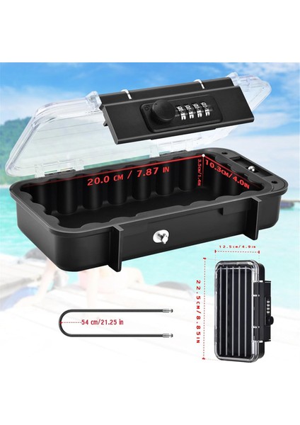 Kilit Kutusu Telefon Kilit Kutusu Güvenlik Kutusu Şifre Plaj Kutusu Şeffaf (Yurt Dışından) fırsatları