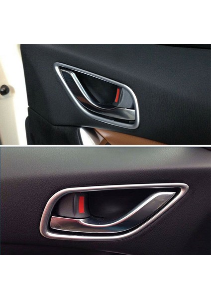 Mazda Cx-5 Cx5 Key 2012-2016 Krom Iç Kapı Kolu Trim Dekorasyon Arabası Stil (Yurt Dışından) fırsatları