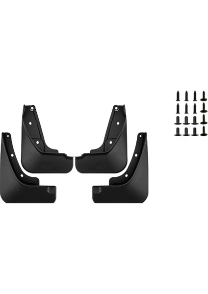 Araba Çamur Fleps Splash Guard Mudguard Çamurlu Çamurluk Hyundai Kona 2024 Için Çamurluk Harici Kapak (Yurt Dışından)