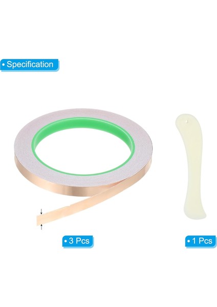 22 Yard 38 Inç Bakır Folyo Bant 3 Rulo Bakır Bant (Yurt Dışından) fiyatları