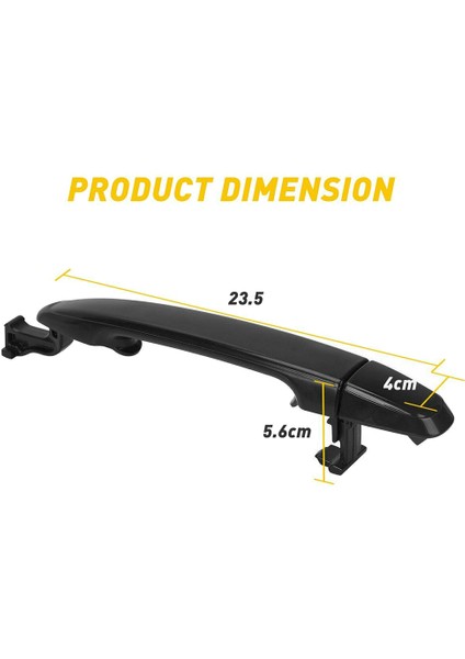 Toyota Sienna 2004-2010 Için Dış Arka Arka Kayan Kapı Tutucu 69213-08020 Sol/sağ Sürücü/yolcu Tarafı (Yurt Dışından) fırsatları