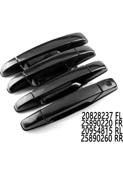 Dış Kapı Kolu Seti 20828237 25890220 20954815 Chevy Tahoe Silverado Için 25890260 Gmc Yukon Sierra (Yurt Dışından)
