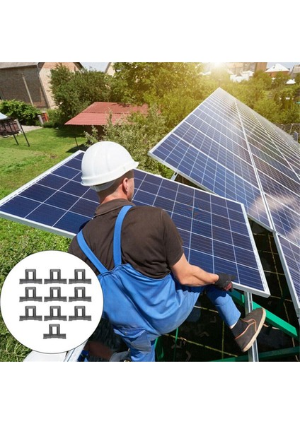 30 Adet Güneş Paneli Çerçeveleri Su Tahliyeli Klips Kalınlığı 40MM Alet (Yurt Dışından) fırsatları