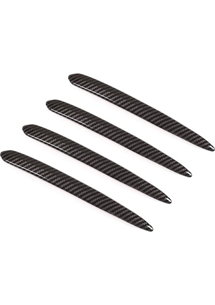 Araba Stil Dış Kapı Tutucu Şeritler Bmw 5 Serisi G30 G38 2018-2021 Karbon Desen Siyah (Yurt Dışından)