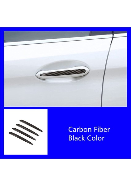 Araba Stil Dış Kapı Tutucu Şeritler Bmw 5 Serisi G30 G38 2018-2021 Karbon Desen Siyah (Yurt Dışından) modelleri